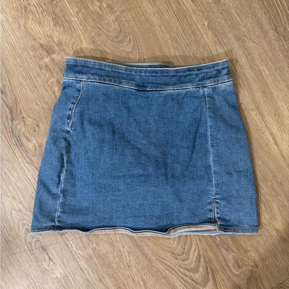 Denim Mini Skirt
